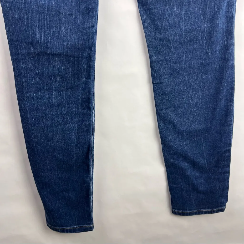 Jones New York Madison Skinny Jeans Blue Denim Mid Rise Stretch Size 6 - Image 9