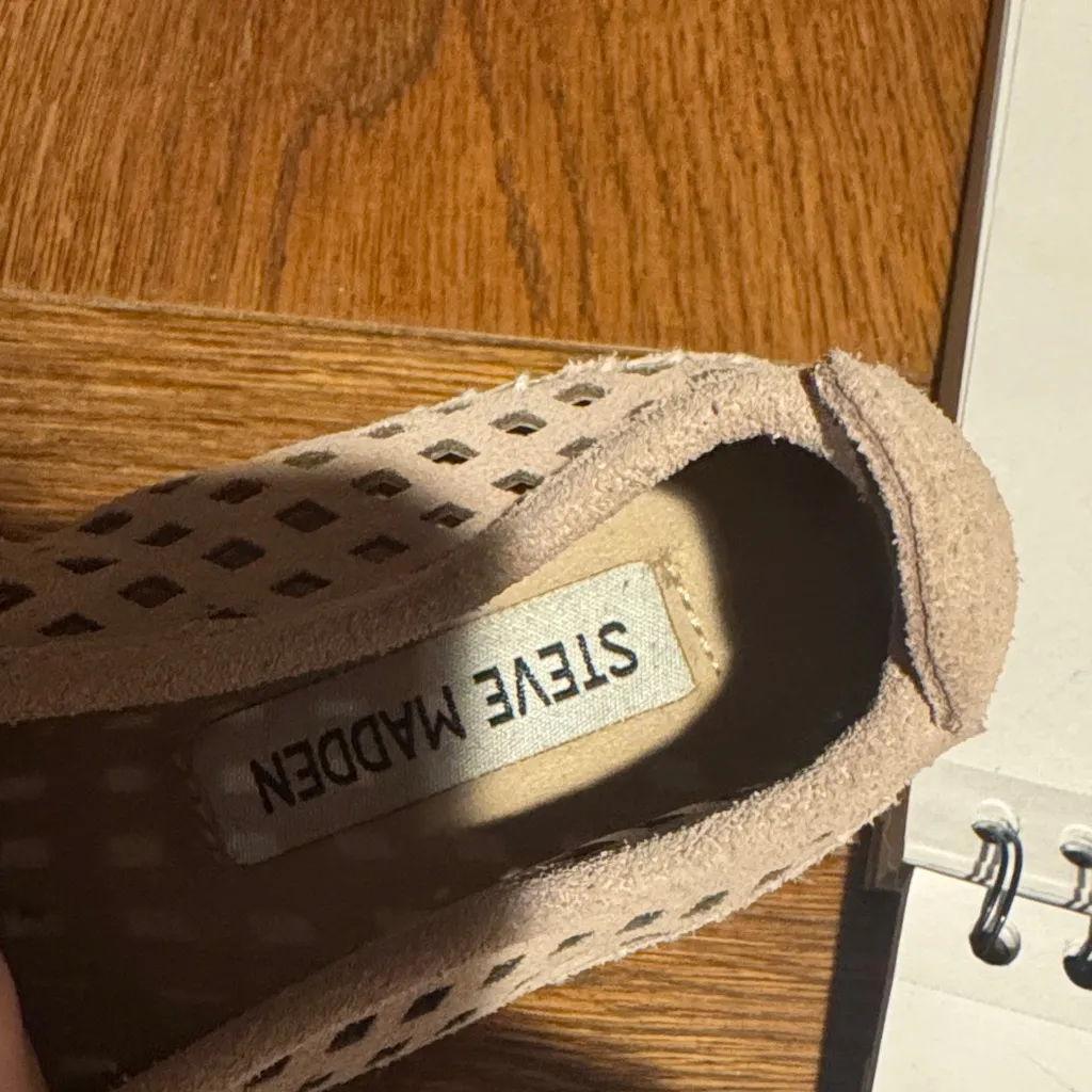 Steve Madden Tan Perforated Espadrilles - Image 2