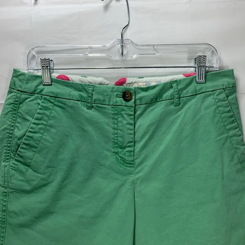Boden Rachel Green Flat Front Chino Shorts Size 8 - Image 2