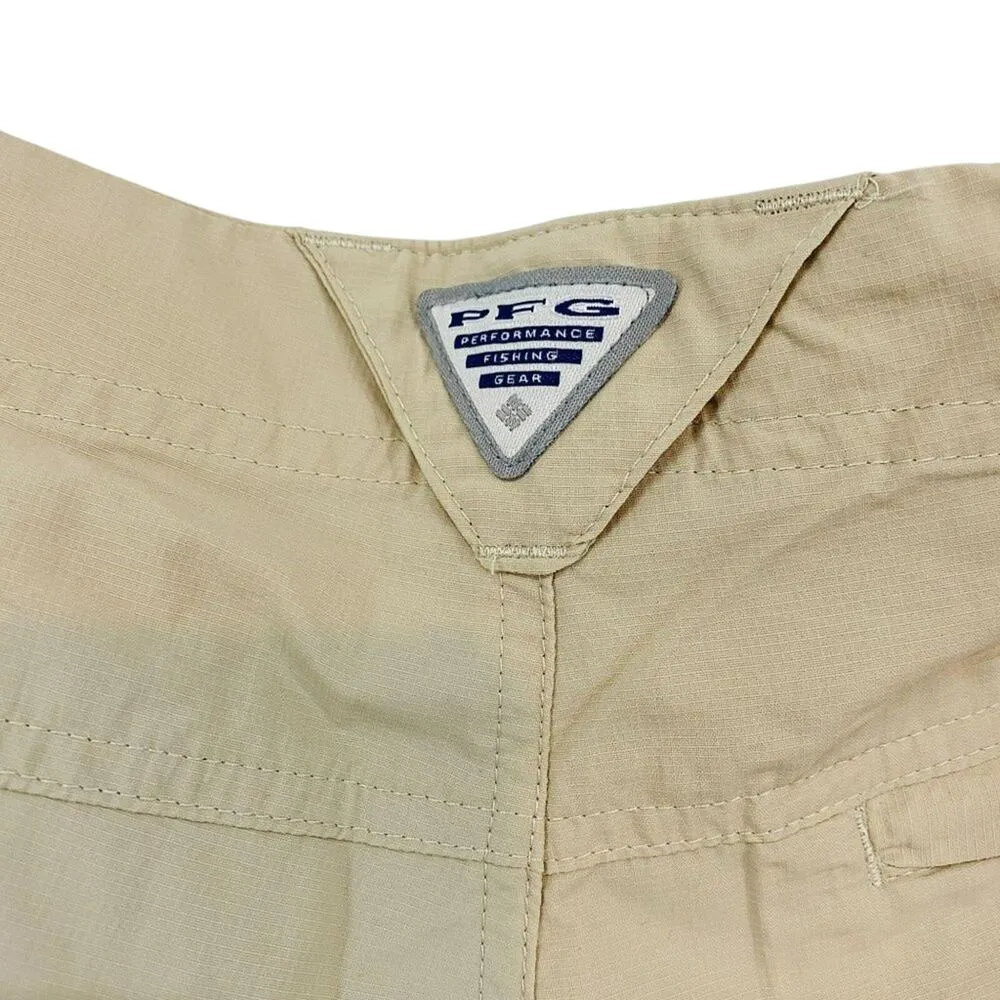 Columbia PFG Aruba Roll Up Pant Cream Womens 12 - Image 4