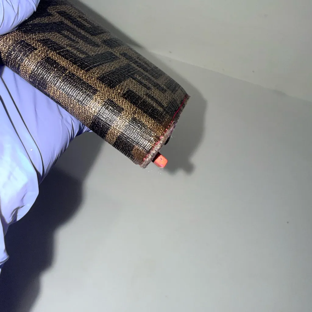 Fendi Zucca Long Wallet with Pink Interior - Image 4