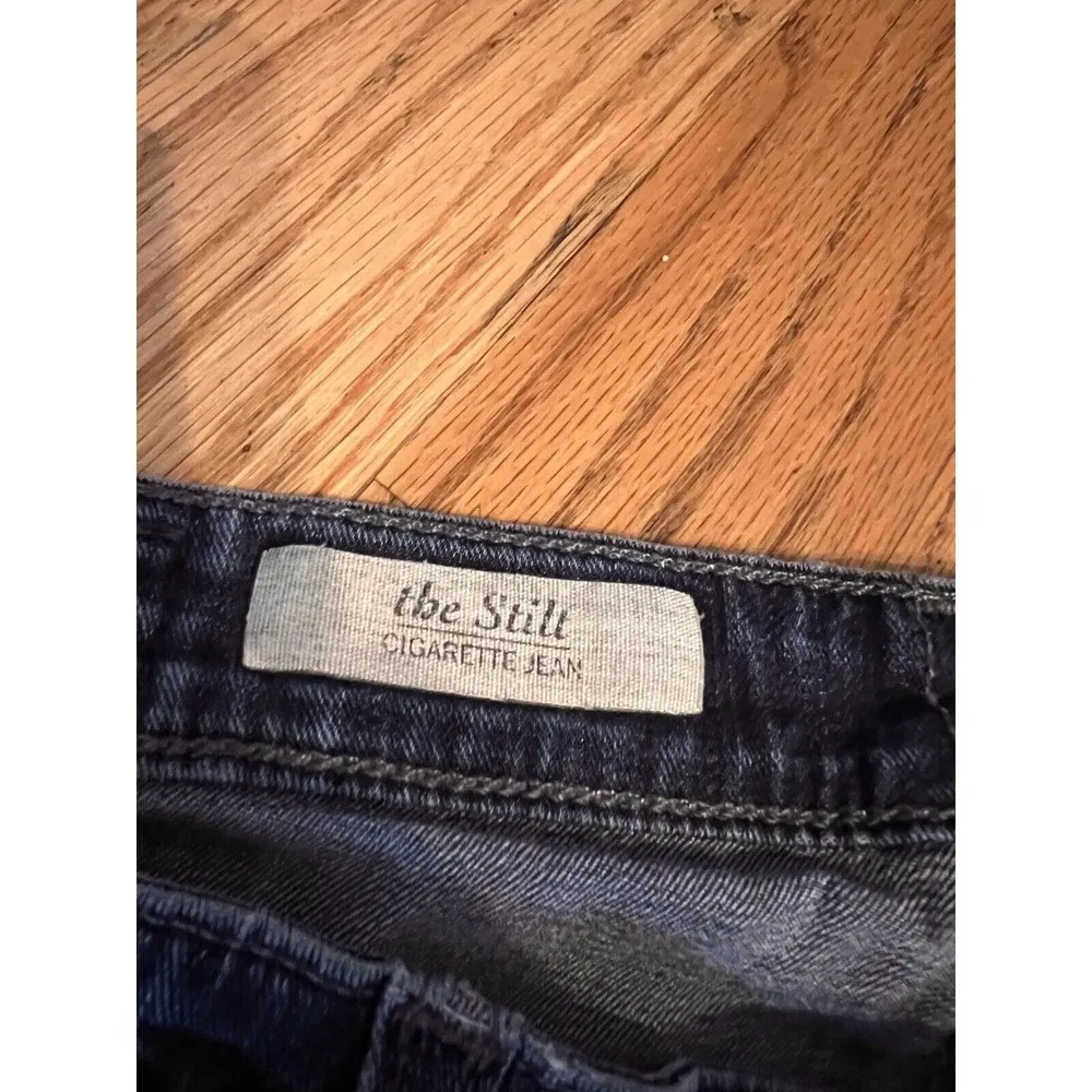 AG Adriano Goldschmied The Stilt Cigarette Leg Blue Jeans Size 26R Made In USA - Image 3