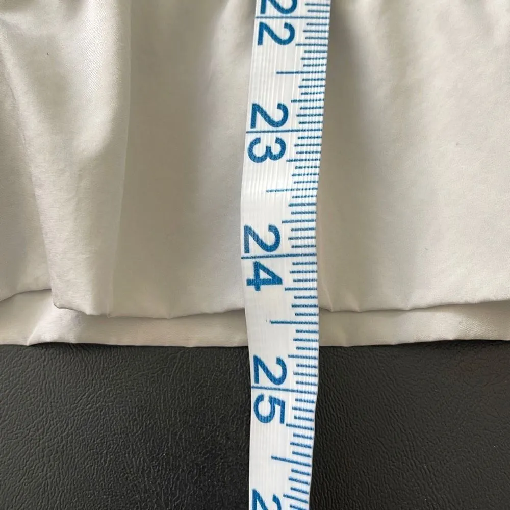 Zara Women’s‎ Fashion Jacket Bomber Zip Up Elastic Waist Pockets Medium Gray - Image 6