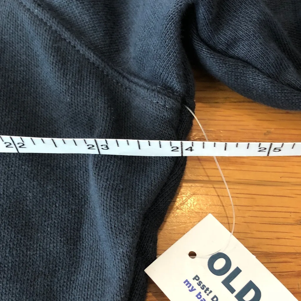 Old Navy Blue Wide Leg So Comfy Lounge Pants& Sweater set, Medium TALL - Image 8