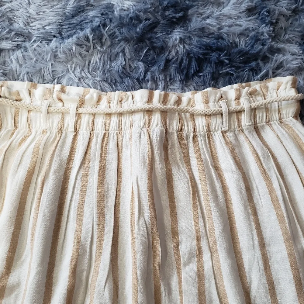 American Eagle Striped Paper Bag Skirt - Image 5