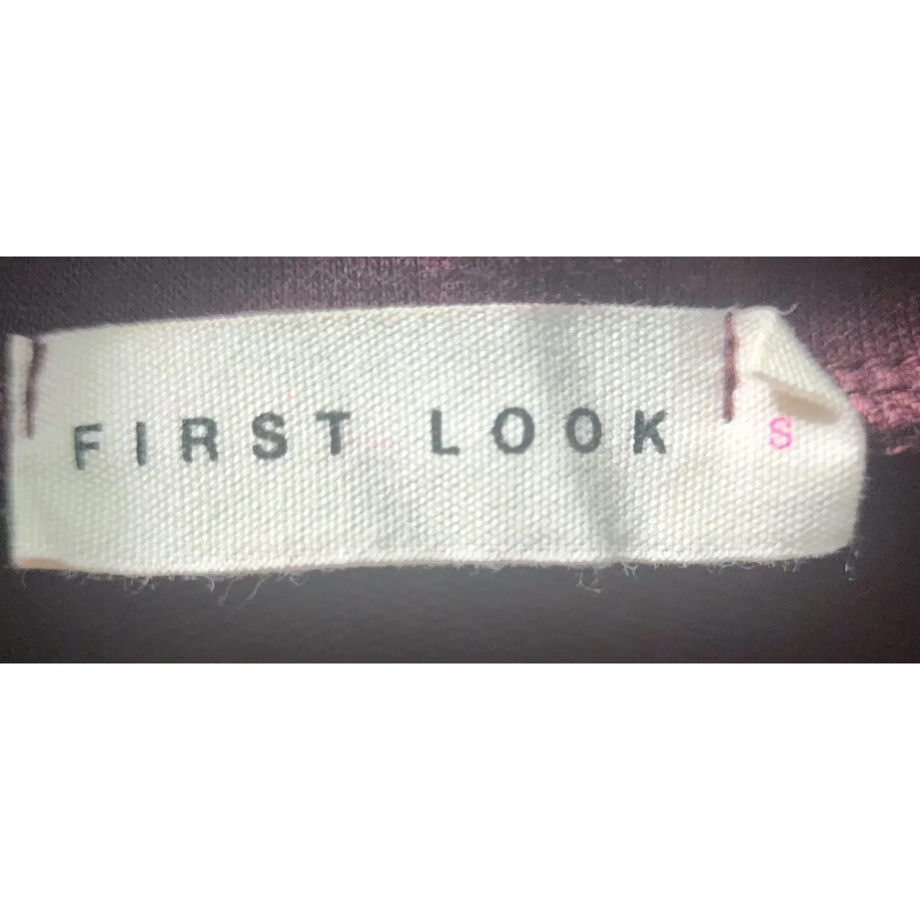 First Look Cowl‎ Neck Tunic Top Pocket Elbow Patch Long Sleeve Small Purple - Image 3