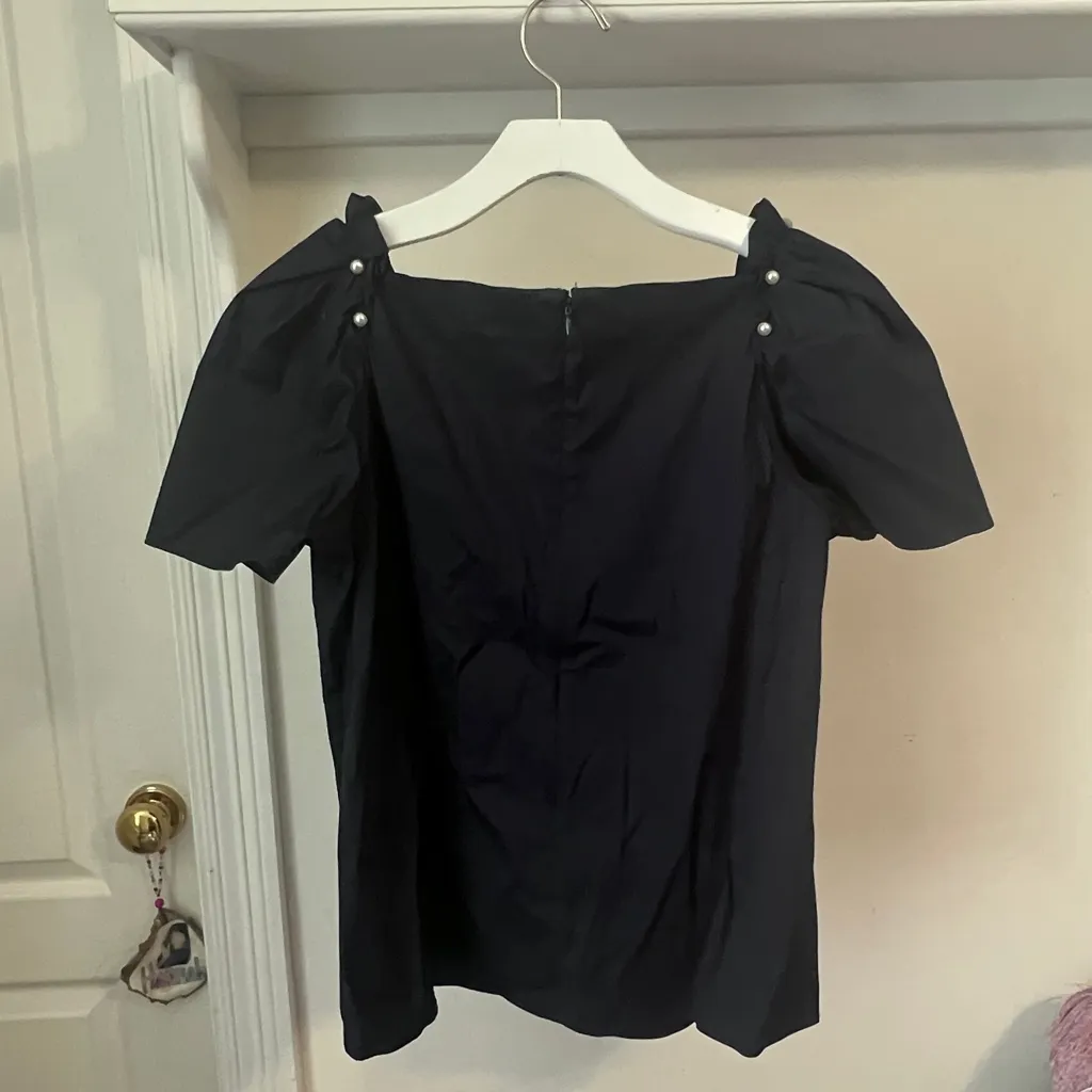 NWT Ann Taylor Top with Pearl Detailing - Image 6