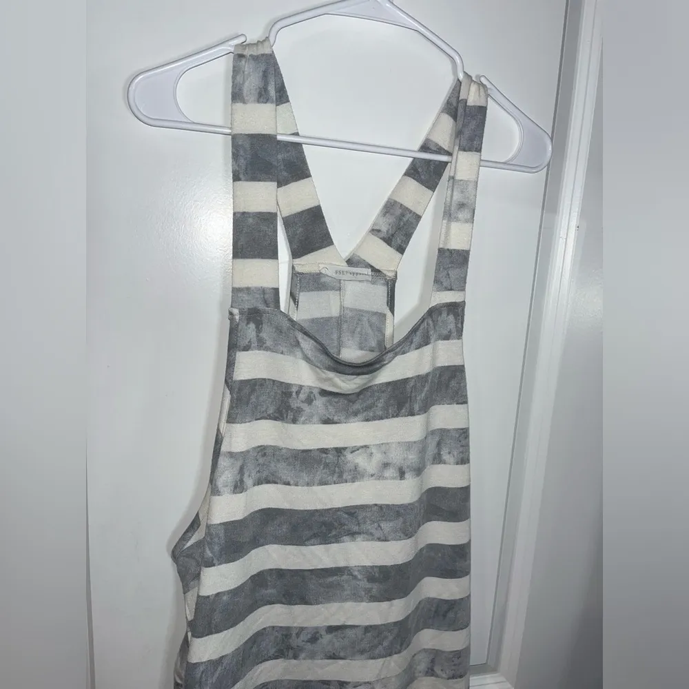 Dollcake FSL Apparel Acid Wash Fabric Loose Fit Romper Overralls Size Large White - Image 6