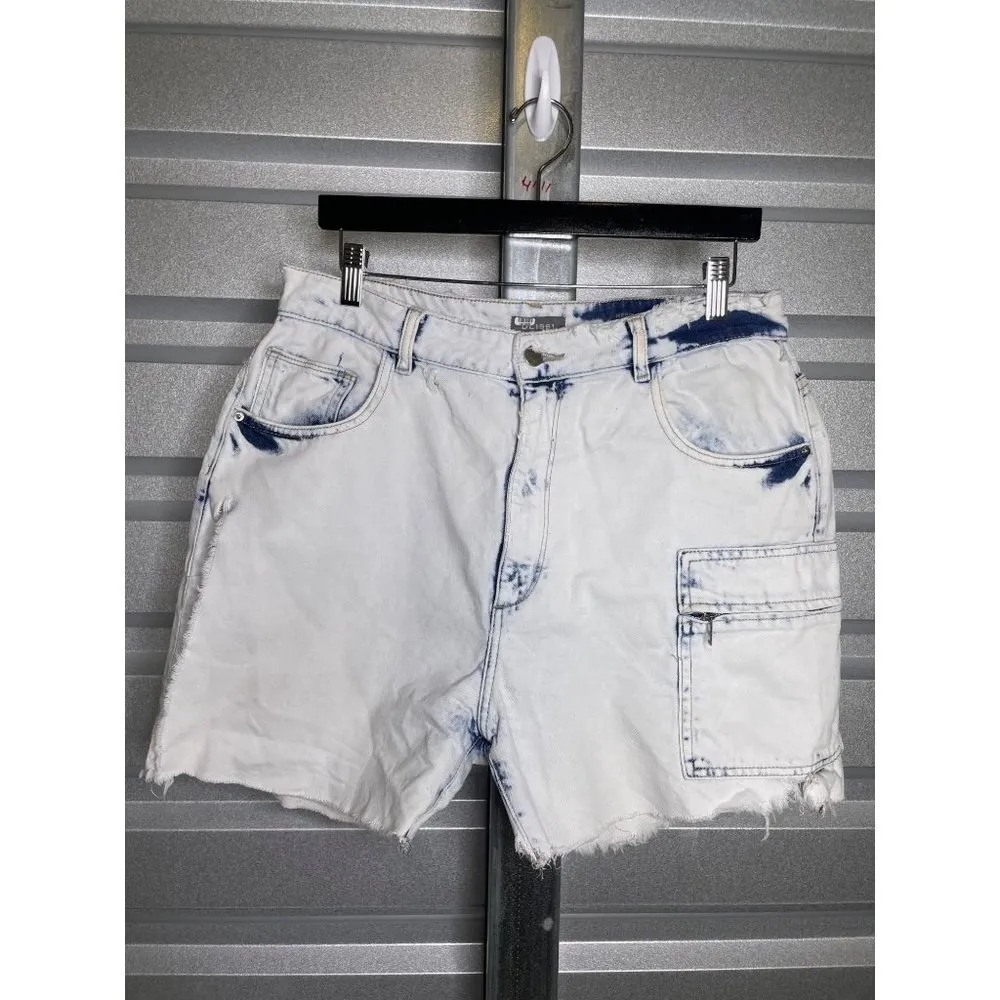 DL1961 Denim Hepburn High Rise Wide Leg Short Mystic Womens Size 32 - Image 6