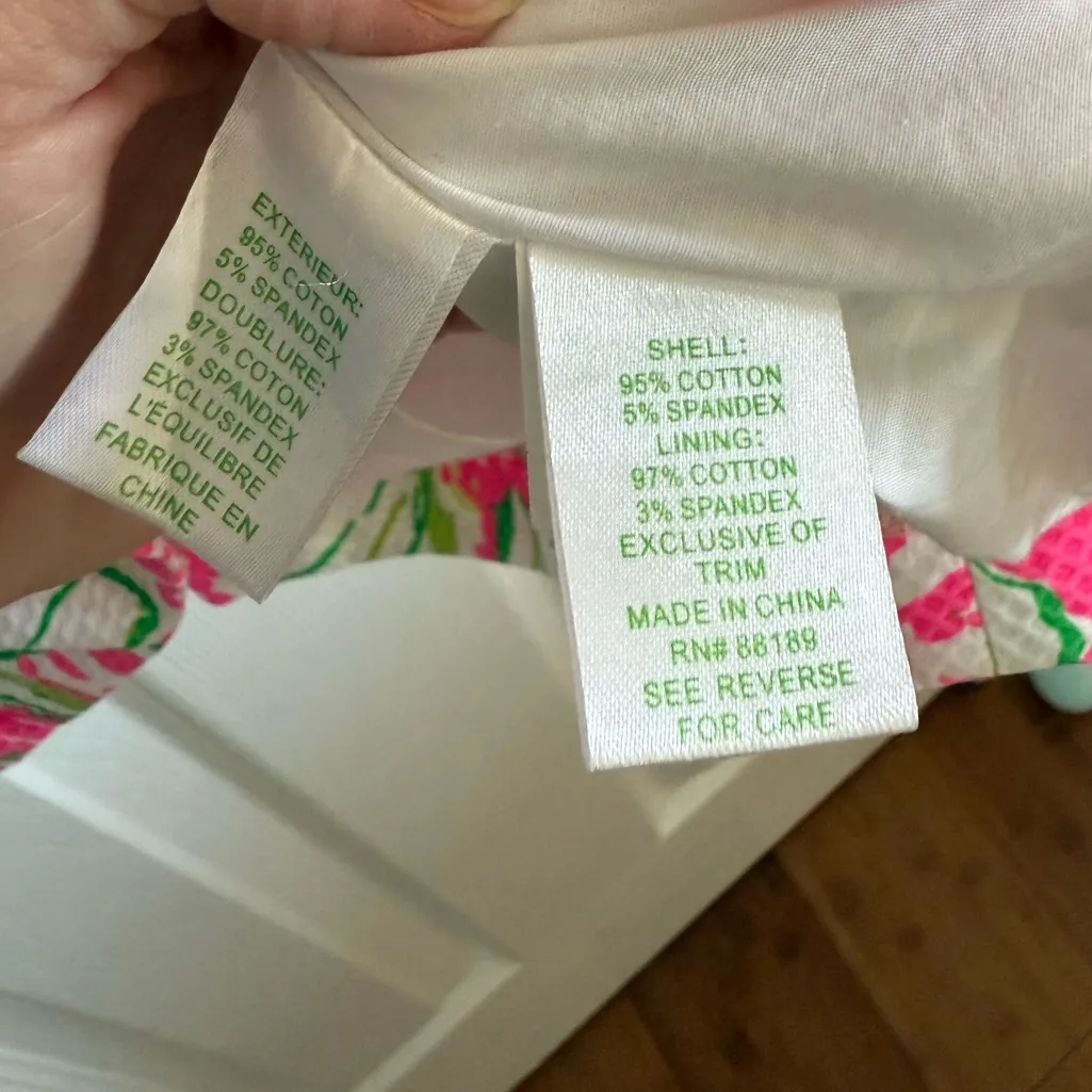 Lilly Pulitzer Maisie Stretch Shift Dress Koala Me Maybe Pink Green Short Sleeve - Image 8