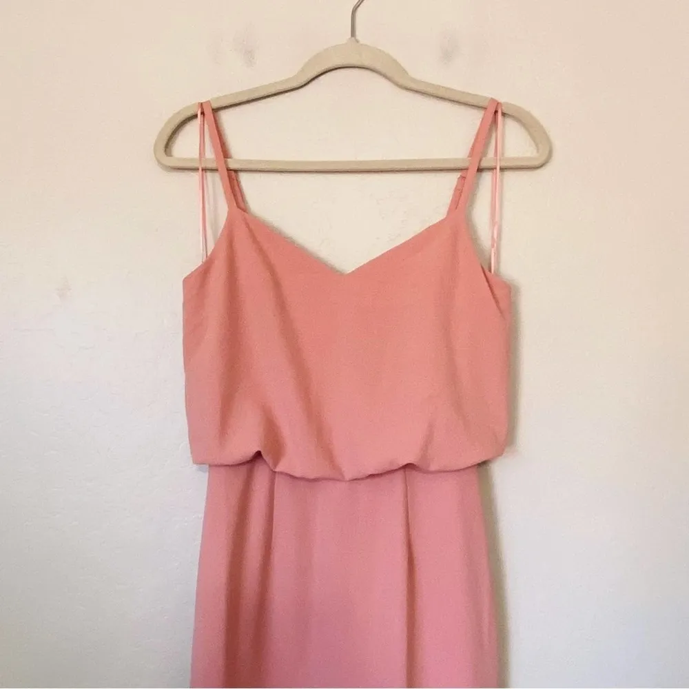 Alondra Midi Dress in Blush Pink - Image 5