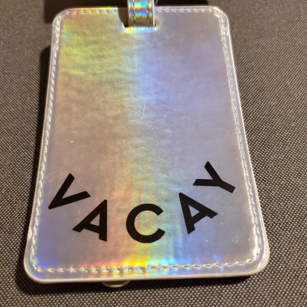 3/$15 Path Travel Holographic Luggage Tag Silver - Image 3