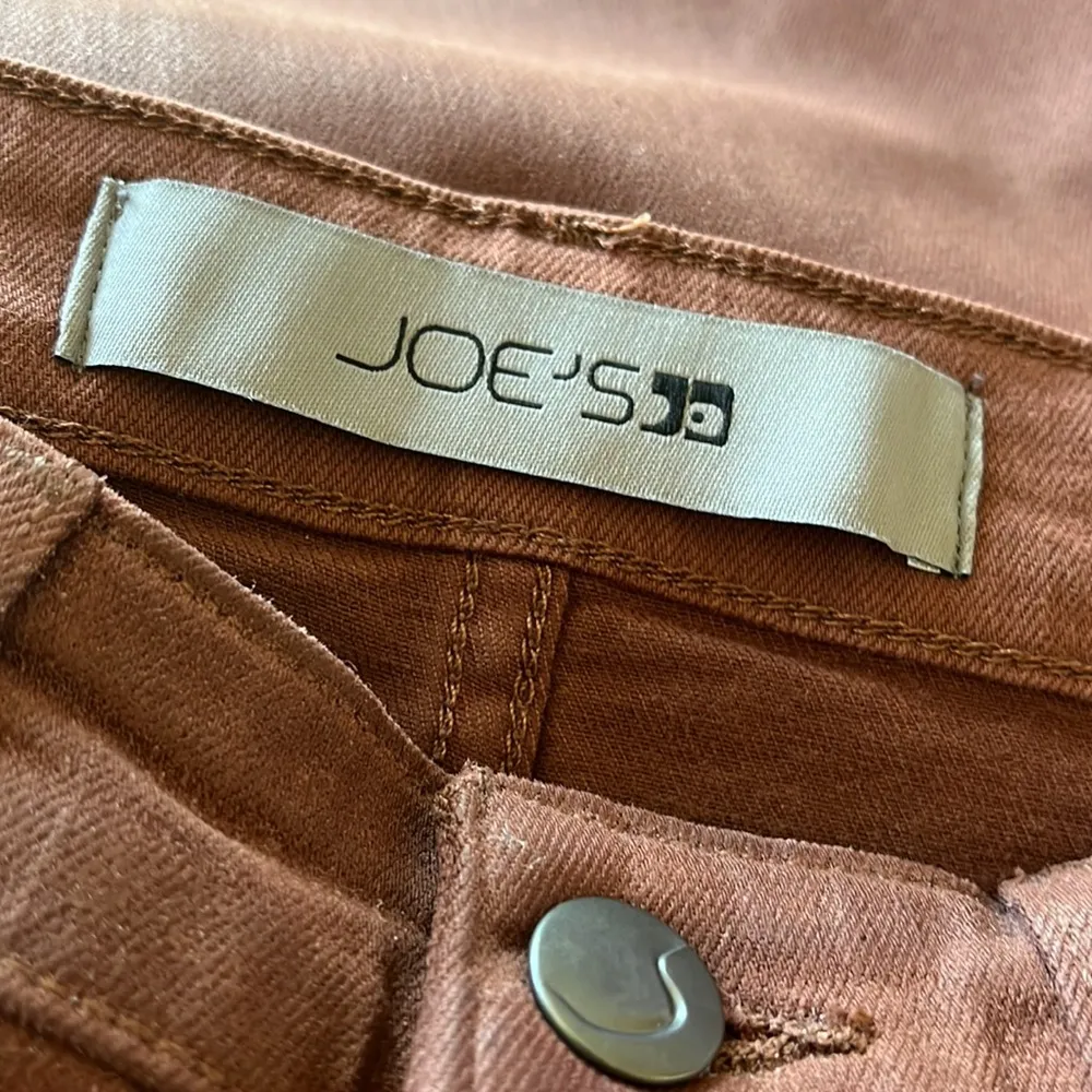 NWOT JOE'S JEANS Women's High Rise Coated Skinny Jeans In Saddleback - Image 6