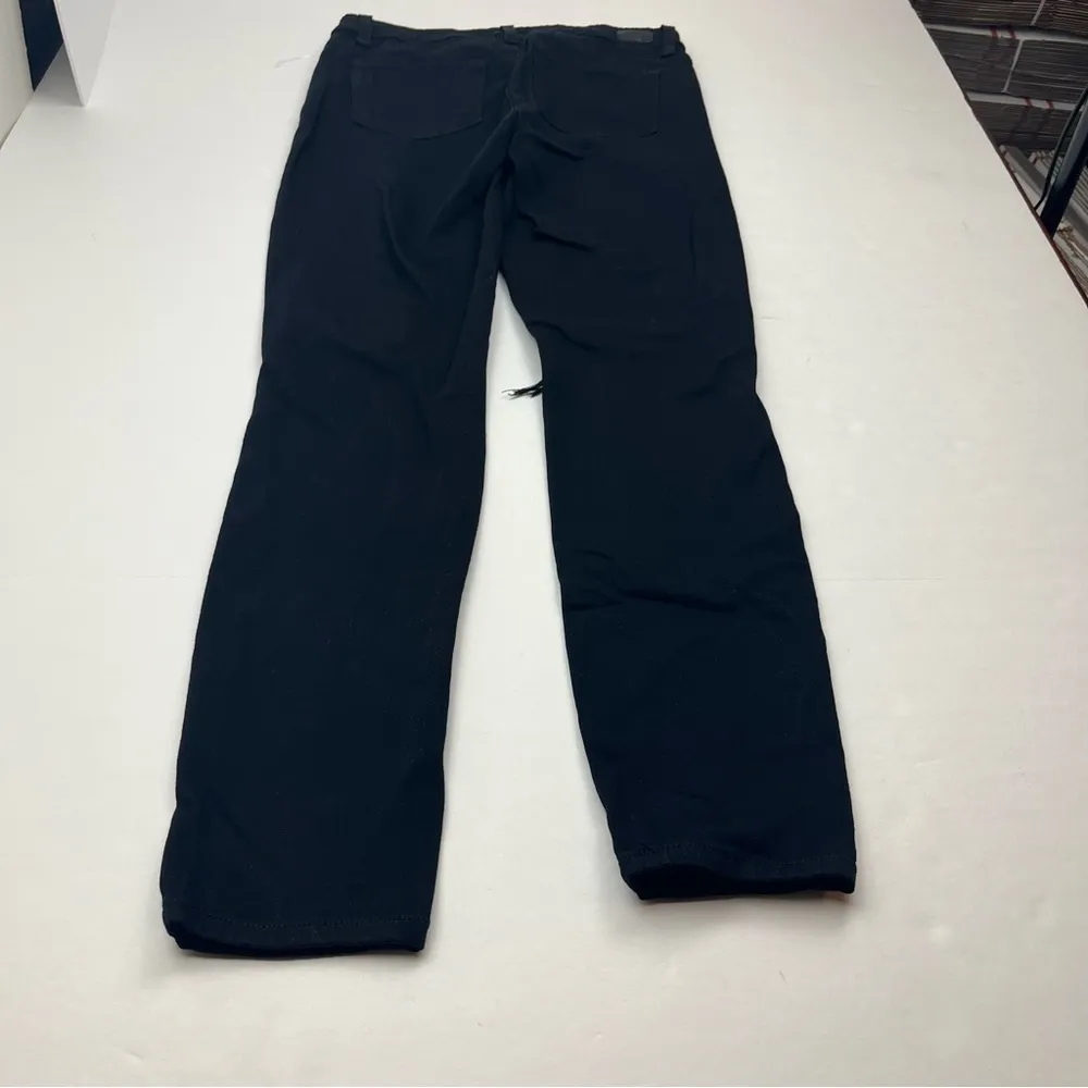 Paige Verdugo Ankle Womens SZ 27 Black Twilight Distructed Denim Jean Distressed - Image 12