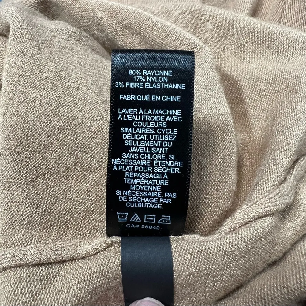 Express Form Fitting Sleeveless Dress, Size: Medium Tan - Image 12