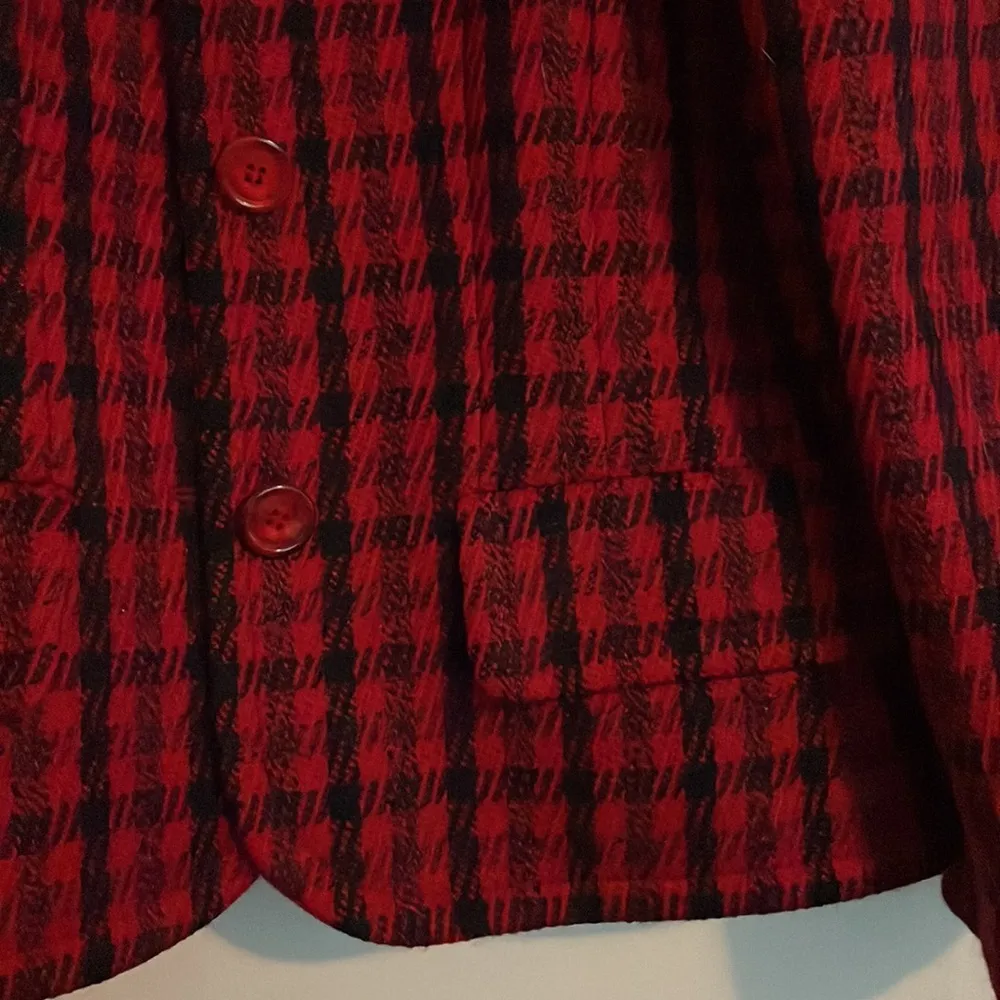 Givenchy plaid blazer jacket 80s - Image 10