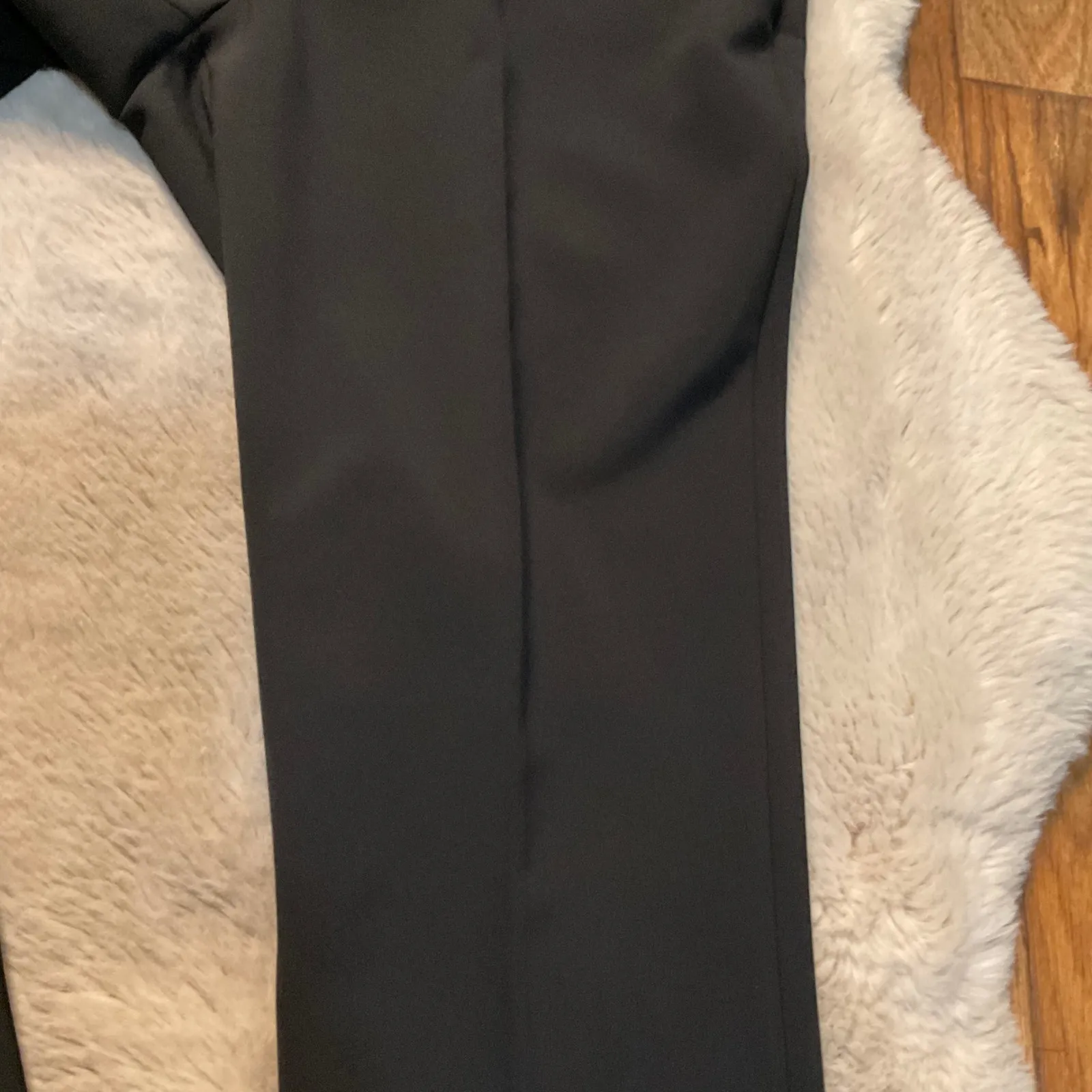 Kate Spade Pants Trousers Size 0 Black Jewel Button Detail On Hem Side Zip Women - Image 6