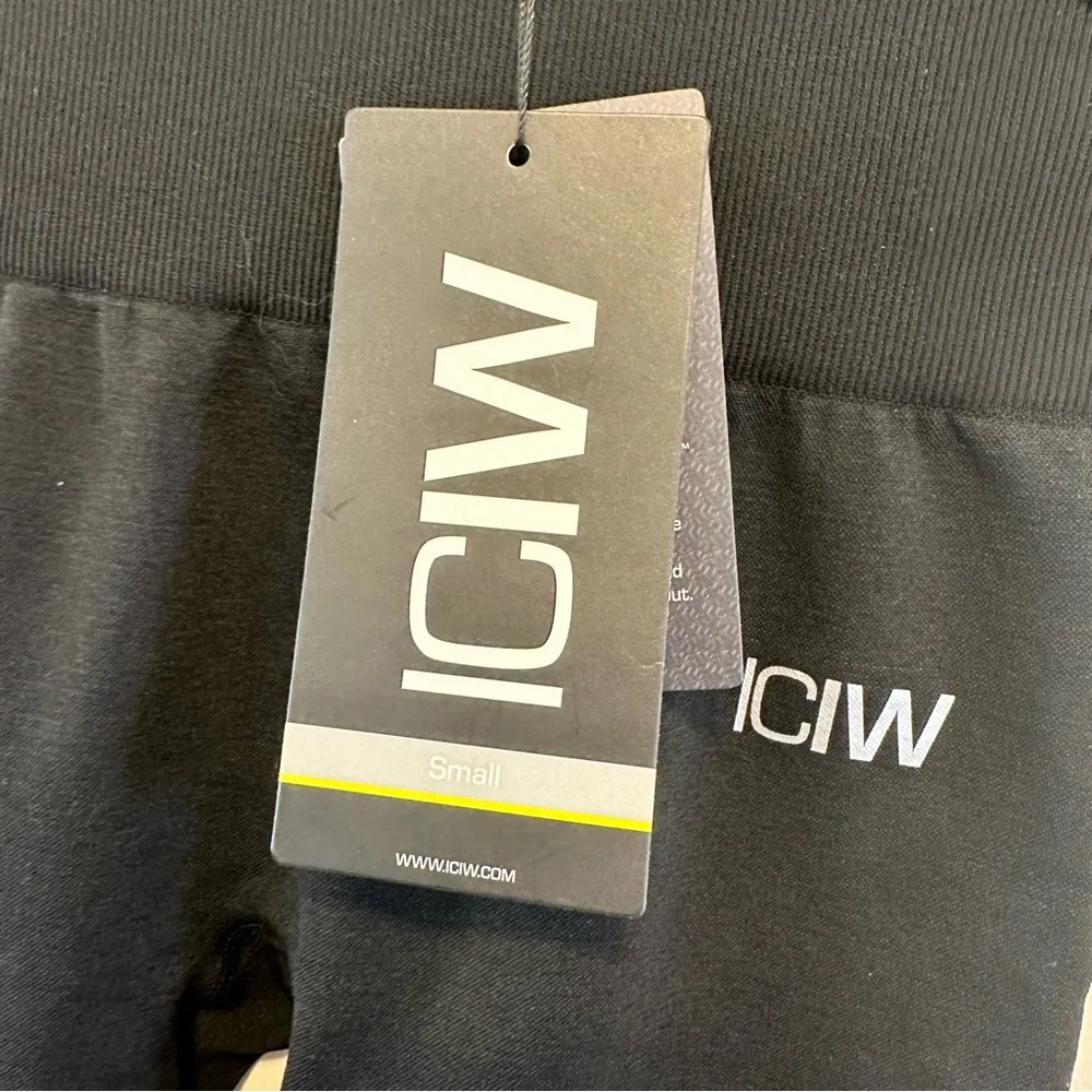 ICIW Leggings Queen Mesh Seamless Black Size Small - Image 6