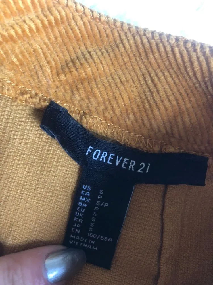 Forever 21 Corduroy Mini Skirt  - Image 3