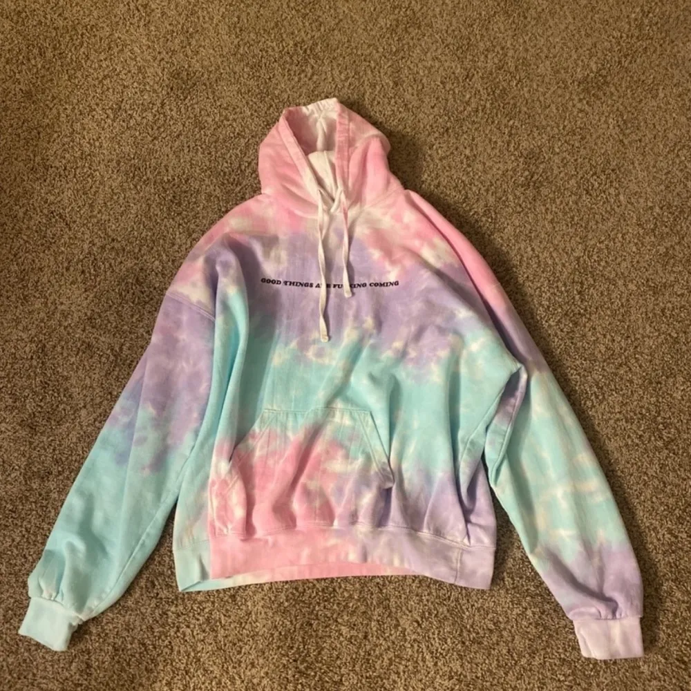 Good Things Are F**** Coming - Cotton Candy hoodie from Mayfair Group - Image 2
