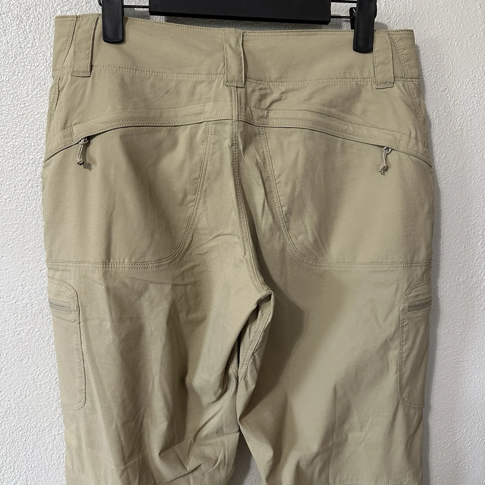 NEW LL Bean Vista Trekking Pants Sandstone Tan Womens 6Petite Hiking Convertible Size 6P - Image 6