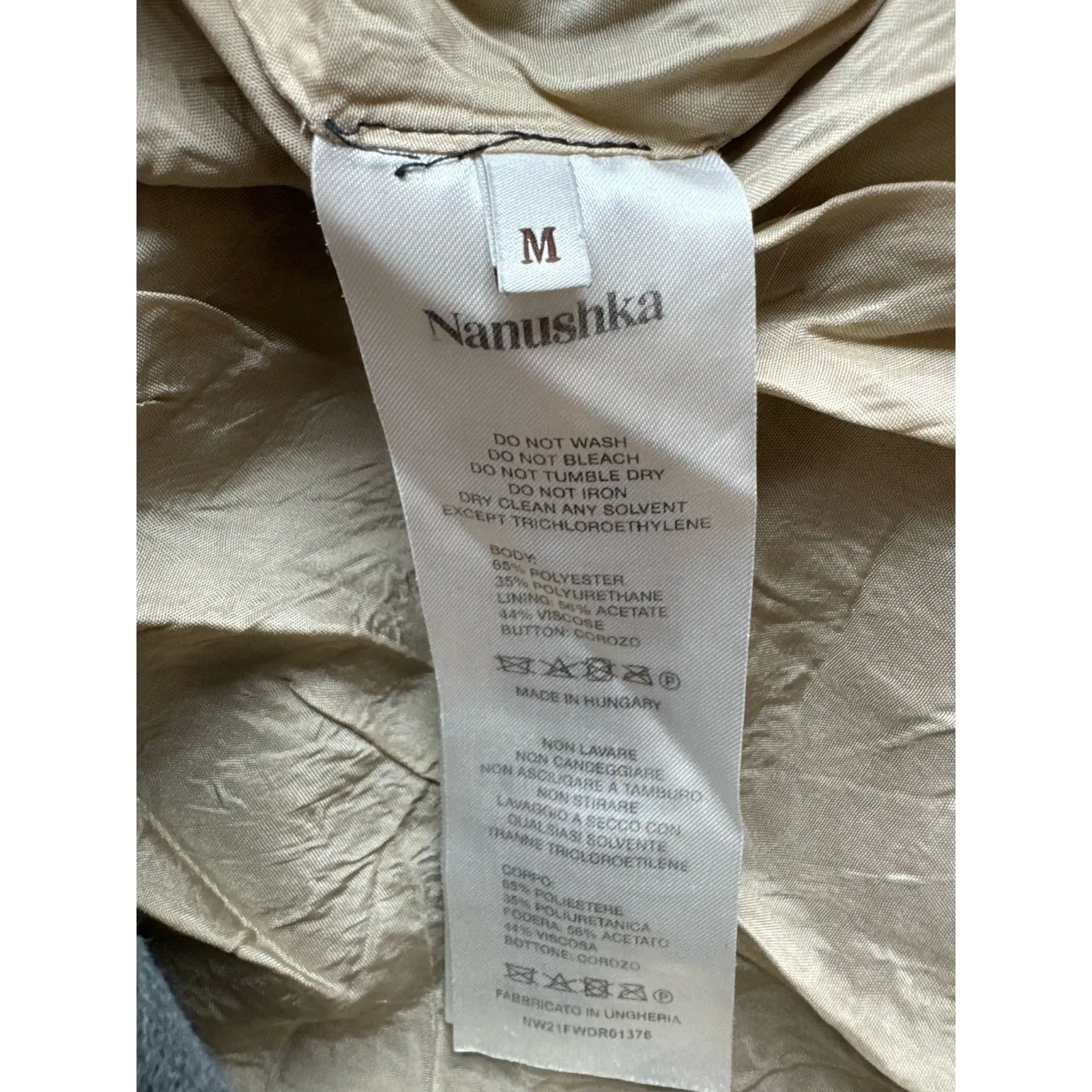 Nanushka Brown Moha faux - Image 7