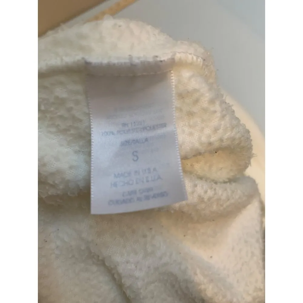 Vintage Terry Town by Bill Blass White Textured Pullover Sweatshirt S - Image 6