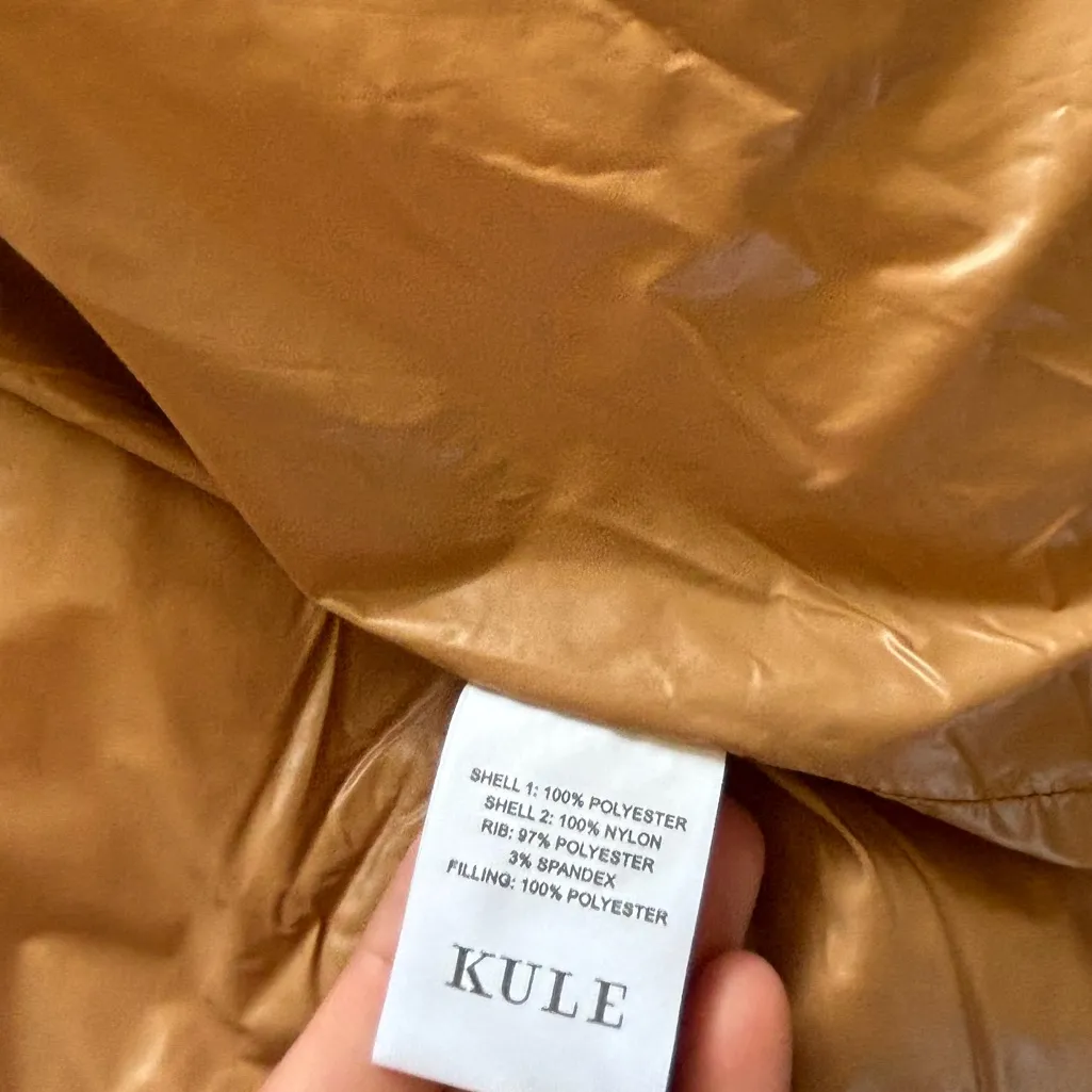 KULE “The Krispie” Colorblock Sherpa Chestnut Jacket Brown - Image 11