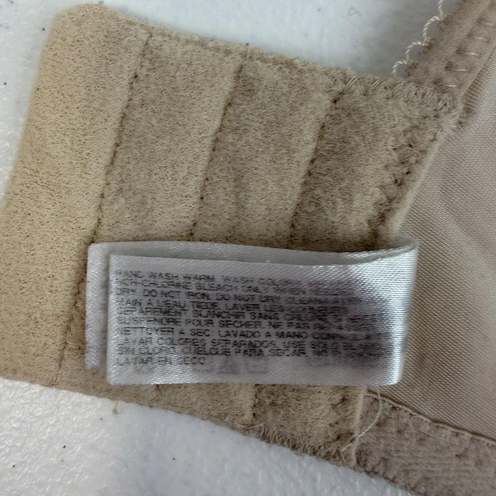 Wacoal 34DD Bra Basic Beauty Full Figure Seamless Underwire Unlined Beige 855192 - Image 14