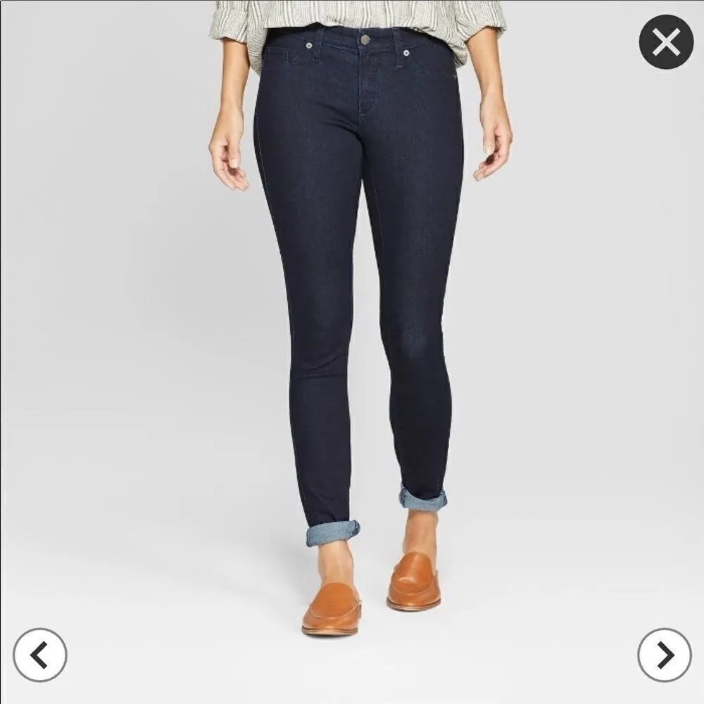 Mossimo Jeans Size 00/24 Jeggings Power Stretch Blue - Image 3