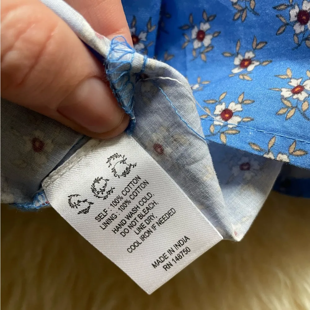 Sea New York Pascala Print Floral Smocked Tiered Midi Dress size 8 White - Image 3