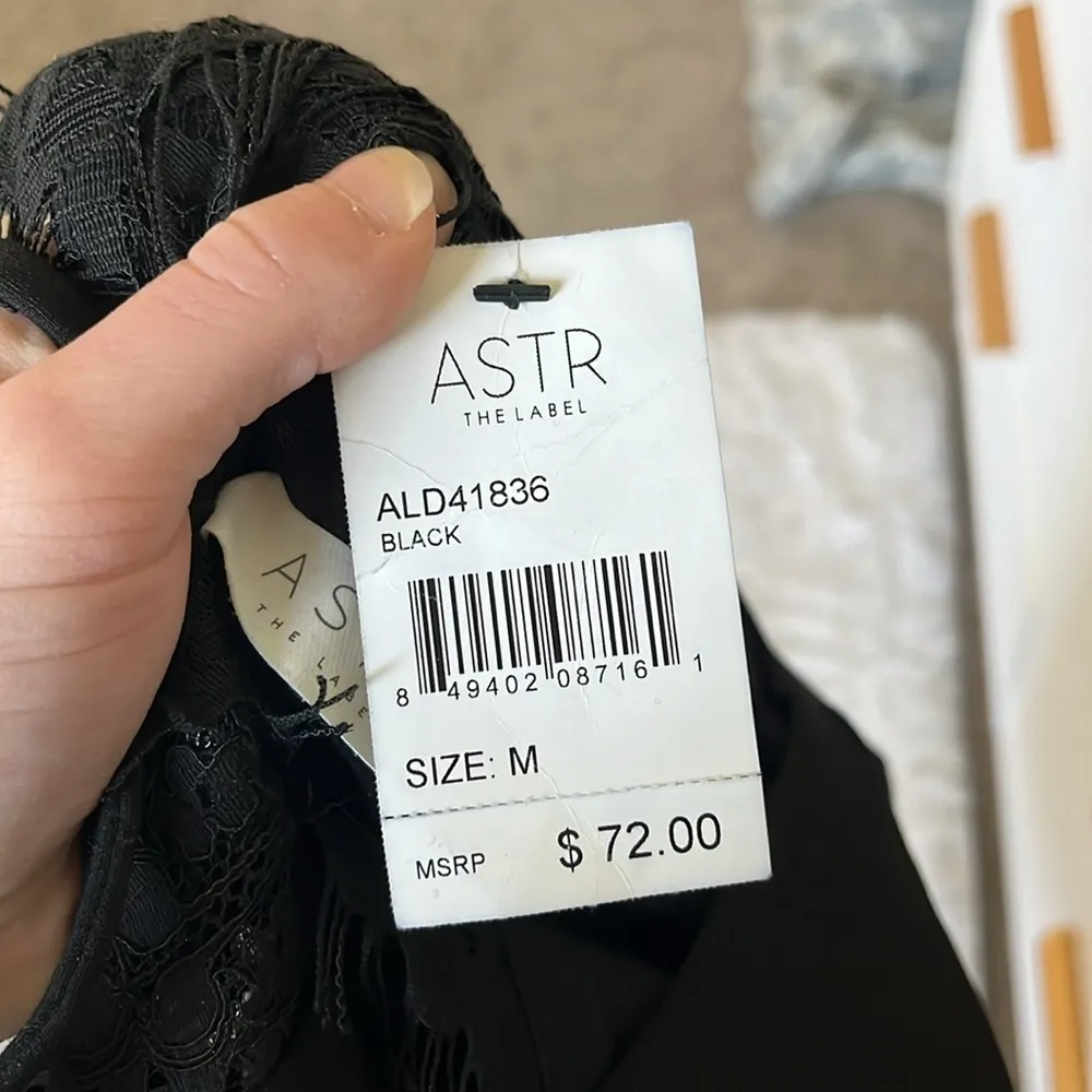 NWT ASTR The Label Black Dress - Image 8