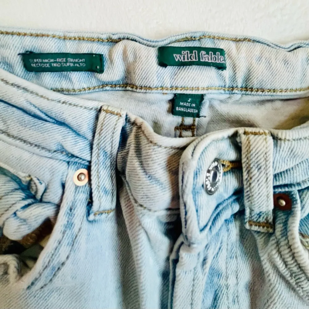 Wild Fable Blue Boyfriend Jeans Distressed Style - Image 3