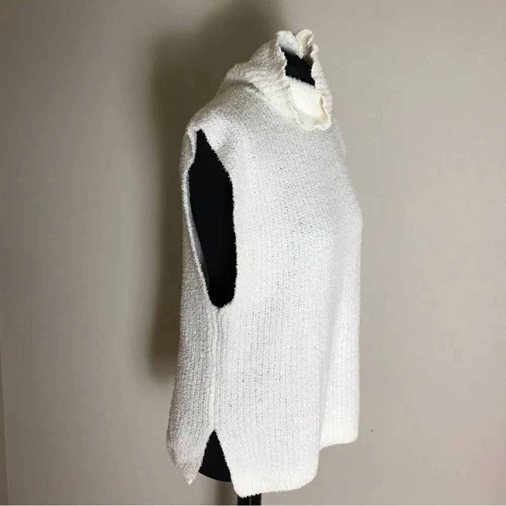 Zara Cream Chenille Knit Top NWT - Image 4