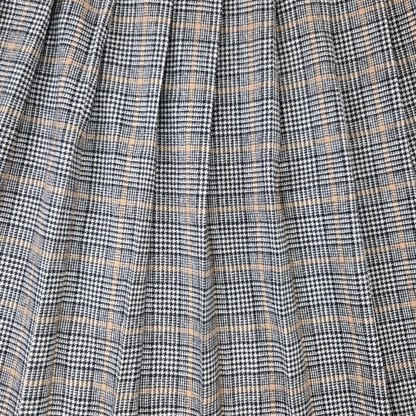 Vintage 70s Pendleton Gray Plaid Carnegie District Tartan Wool Skirt Size 16 NWT - Image 4
