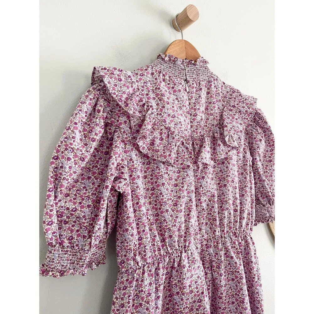 Tuckernuck | Hyacinth House | Purple Floral Periwinkle Mini Dress | Sz XS - Image 10