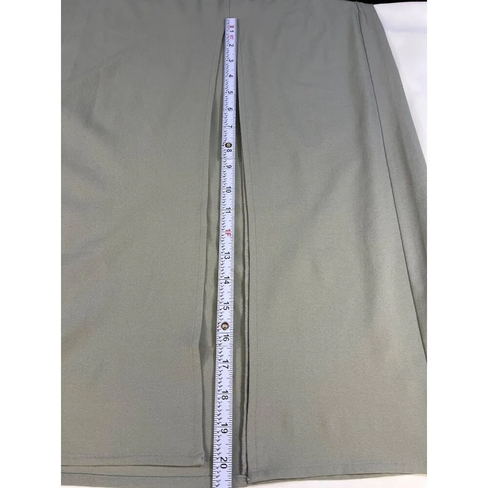 Abercrombie and Fitch womens sage green High - Image 7