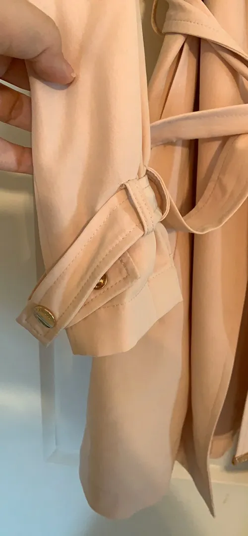 Belted Soft Trench Coat - Image 9