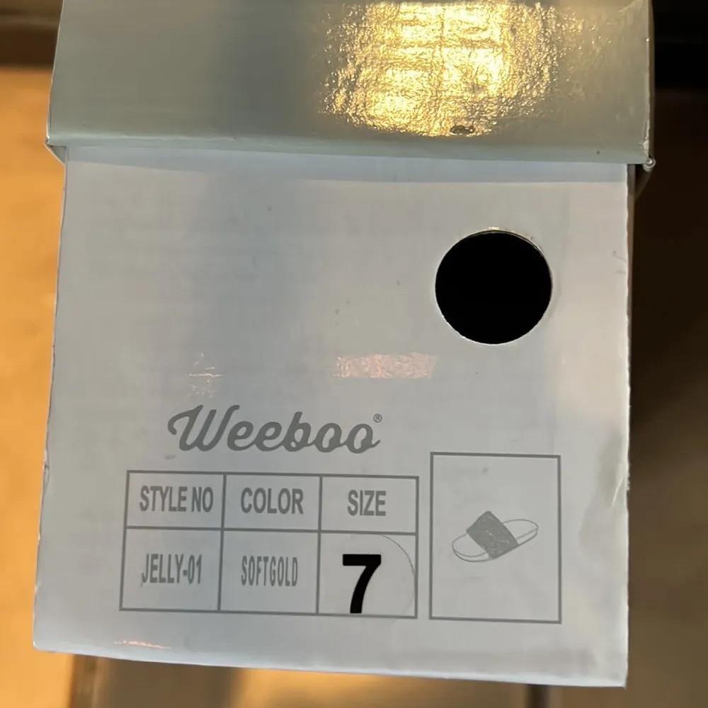 Weeboo Glitter Jelly Slides Size 7 - Image 9