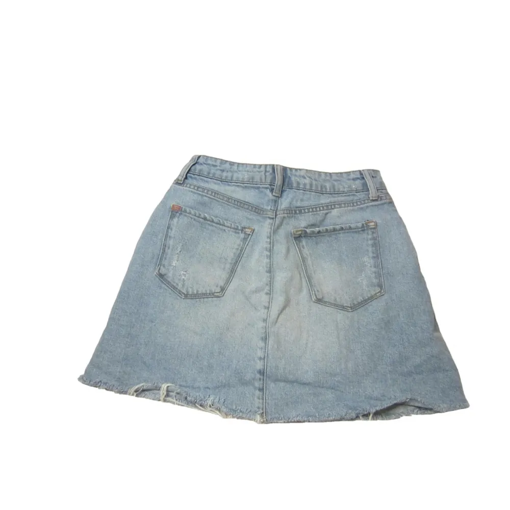 BDG Denim Mini Skirt Y2K Raw Hem Urban Outfitters S - Image 5
