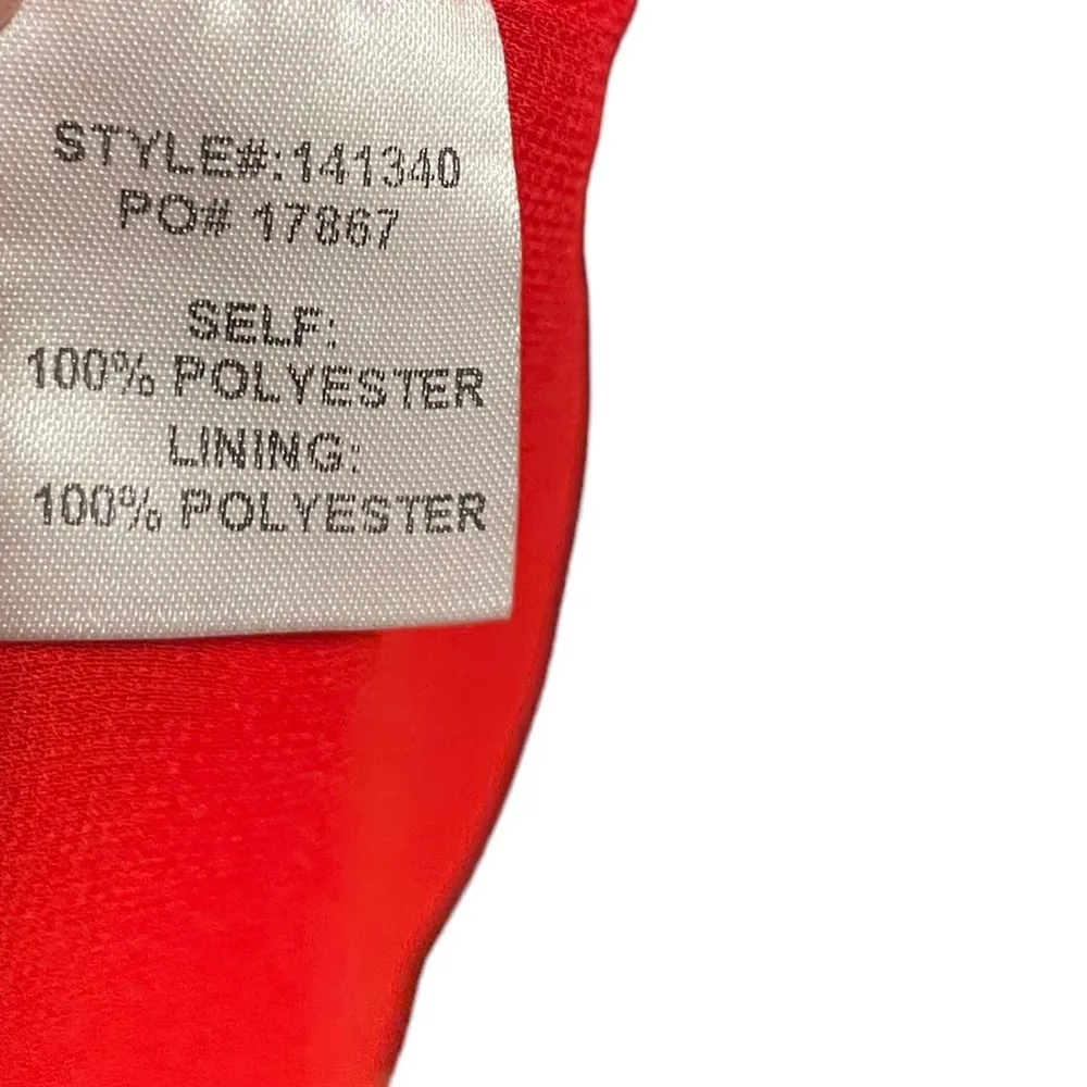 Skies are Blue Plus Size Lipstick Red Satin Sexy Silky Animal Print Luxury Top - Image 8