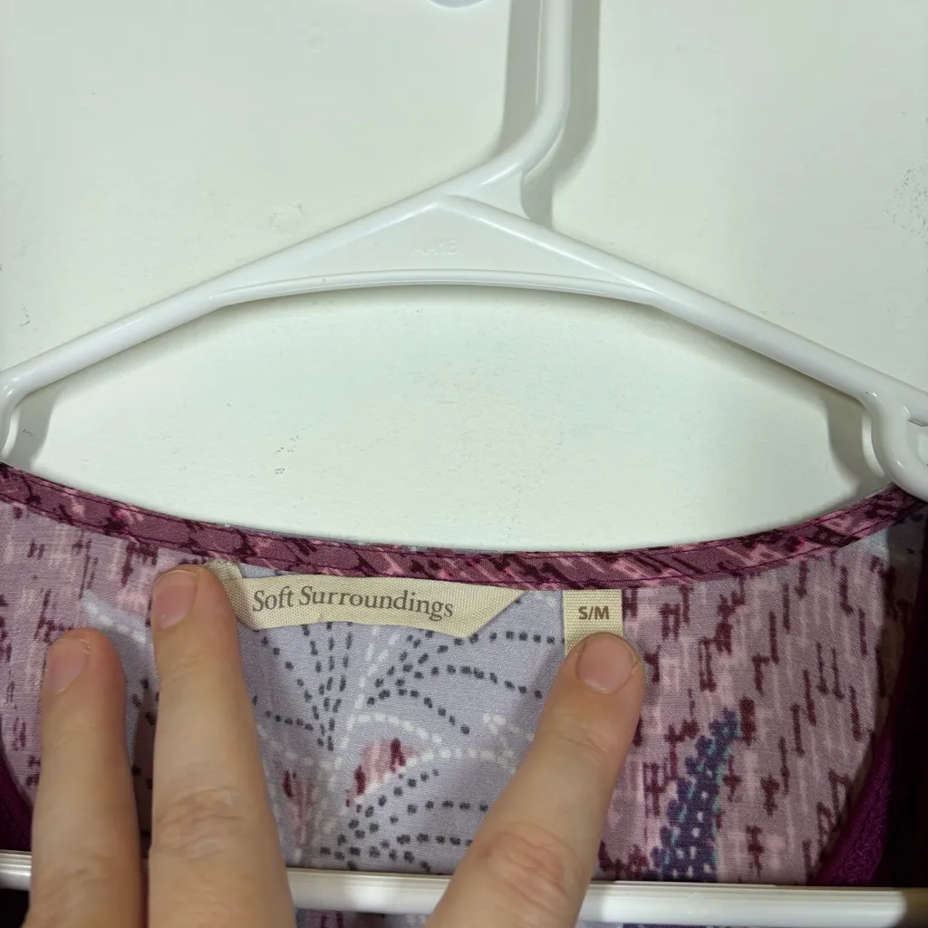 Soft Surroundings Adelaide Caftan Dress Size S/M - Image 9