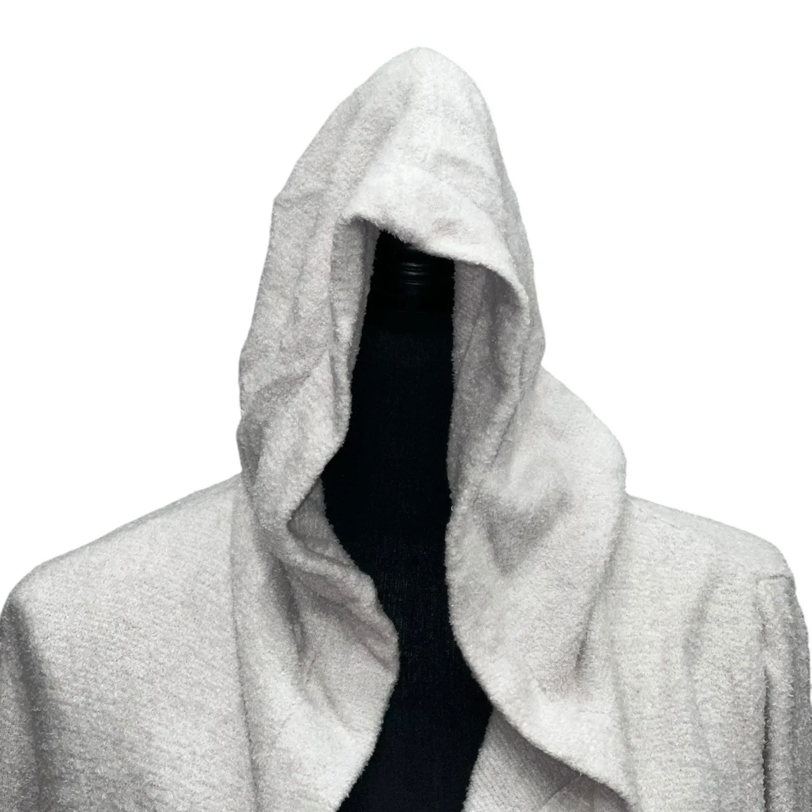 Barefoot Dreams CozyChic Lite Hooded Cardigan Long Sleeve Open Front Pockets M - Image 2