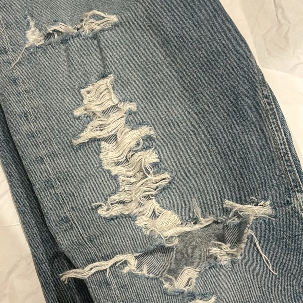 NWT Agolde 90's mid rise loose in major blue denim jeans aritzia 23 - Image 2