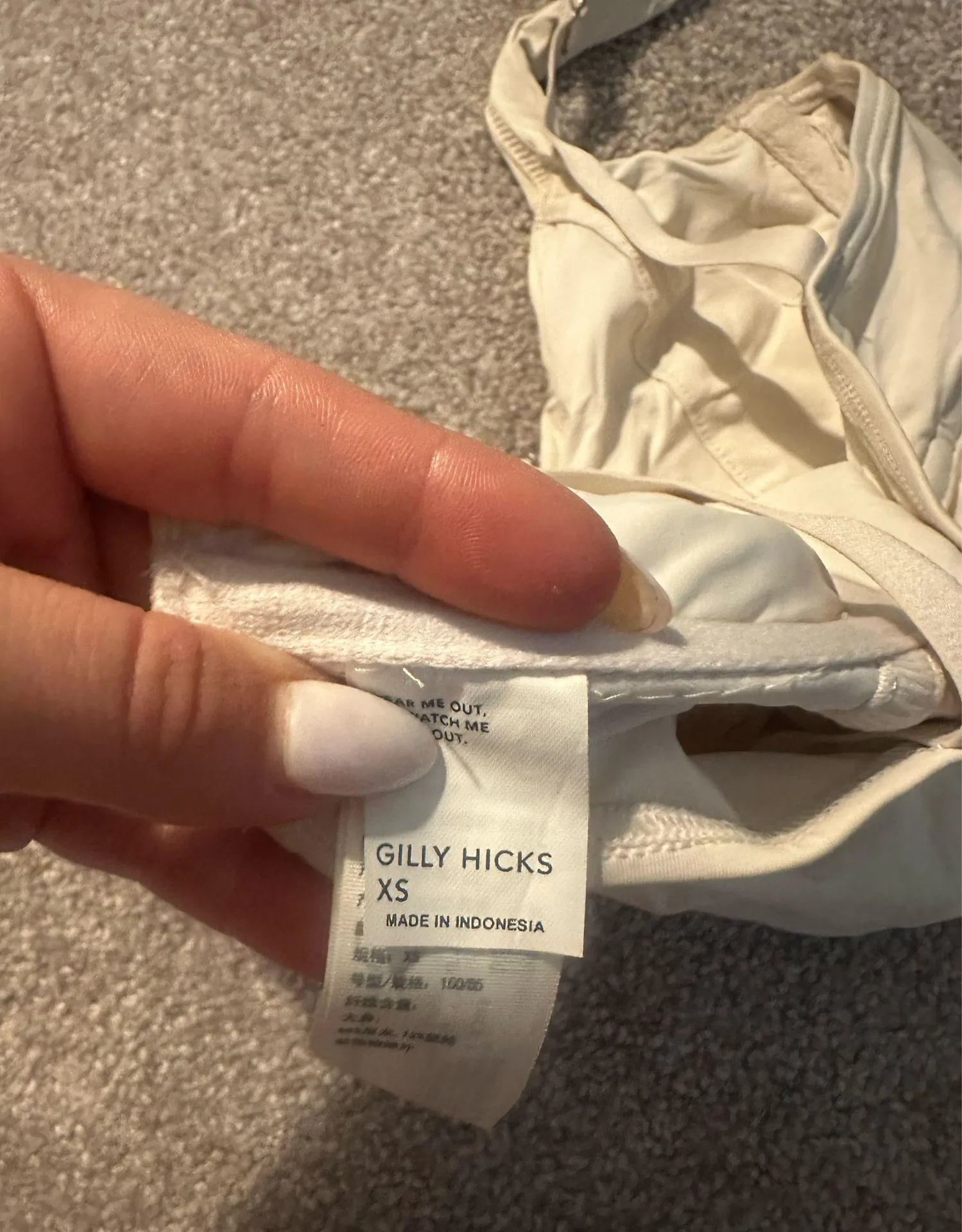 Gilly Hicks Top Corset White Hollister Tank - Image 3