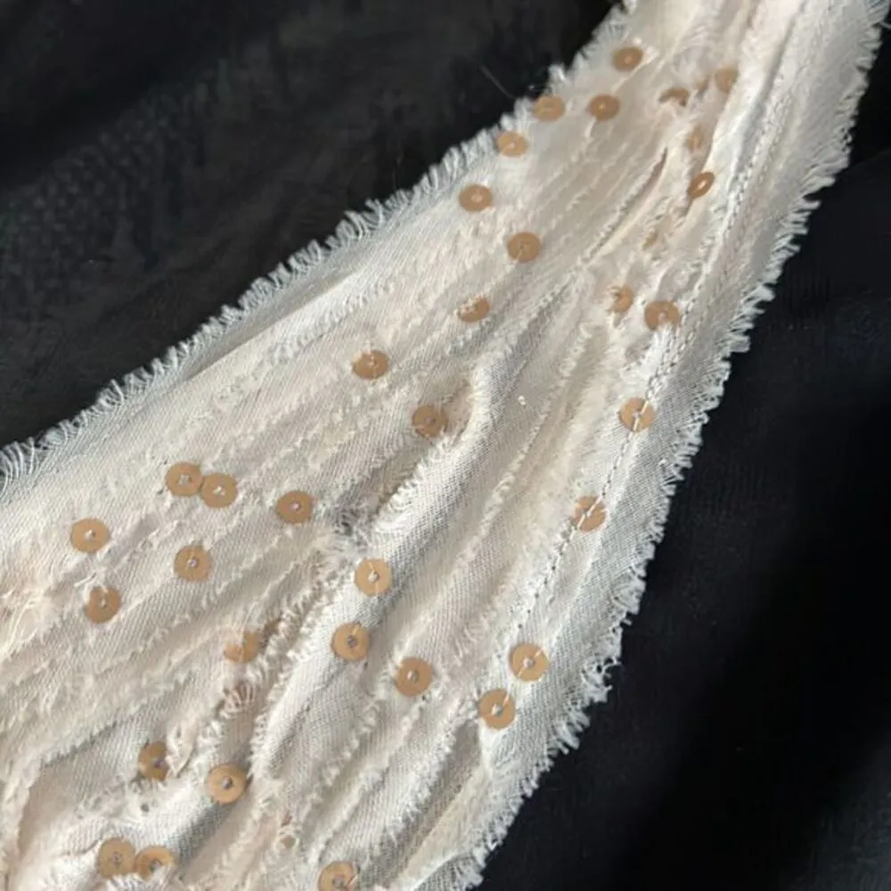 Gianni Bini Shear v Neck shirt Sleeve Blouse‎ Size Medium - Image 4