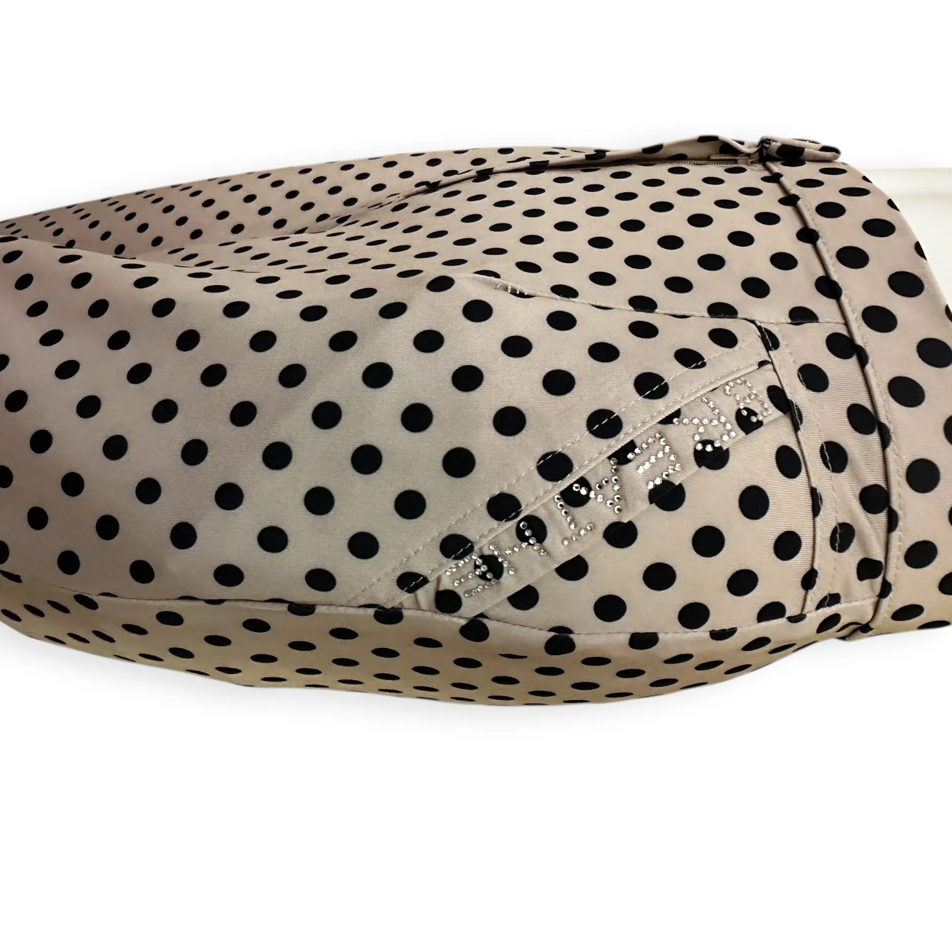 Polka Dot Breathe Women's Pants Brown Size L - Image 6