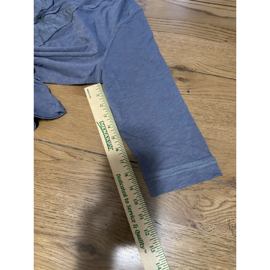 Eddie Bauer Women Size 2XL‎ Outdoor Tunic Shirt Ruffle 3/4 Sleeve Lightweight - Image 7