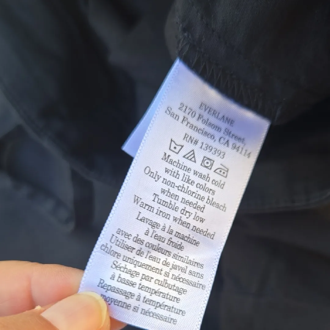 Everlane Women's Black  Wide Leg Pants - Image 7