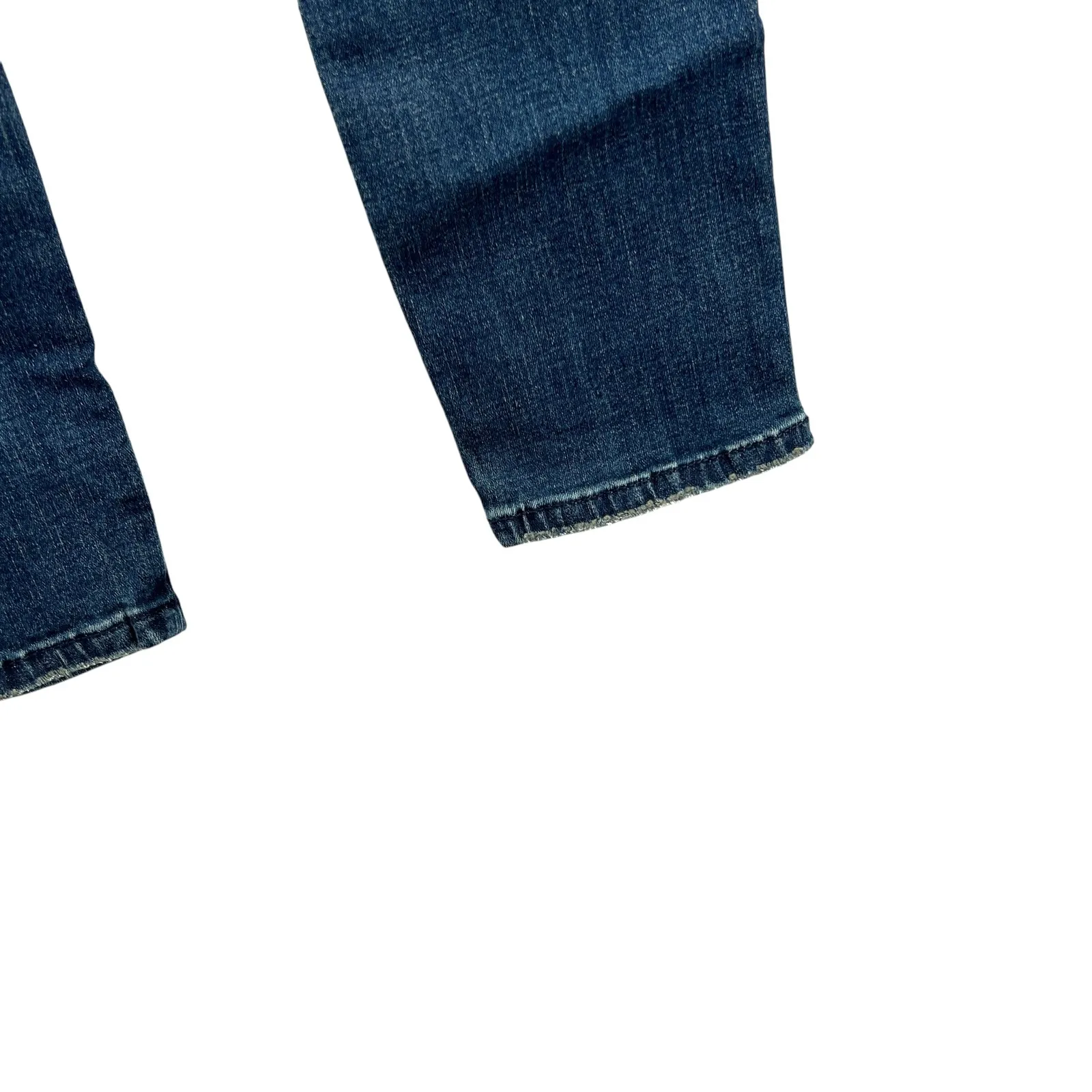 Universal Standard Vintage Logan High Rise Jeans Distressed Blue Size 00 New - Image 4